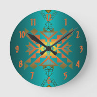Sun en el modelo Wallclock de la manta del
