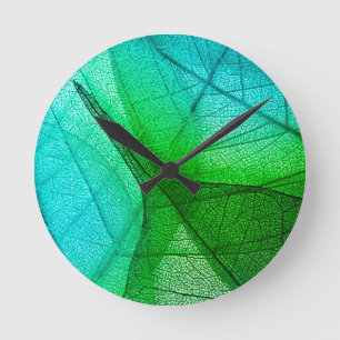 Reloj Redondo Mediano Sunlight Filtering Through Transparent Leaves