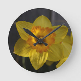 Reloj Redondo Mediano Sunny Yellow Daffodil