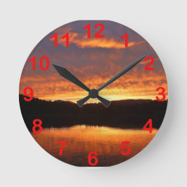 Reloj Redondo Mediano Sunset