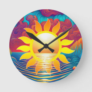 Reloj Redondo Mediano Sunshine Dream