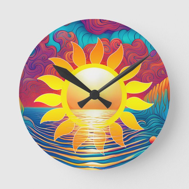 Reloj Redondo Mediano Sunshine Dream (Anverso)