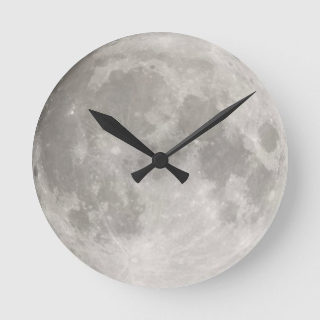 Reloj Redondo Mediano Superluna (Anverso)