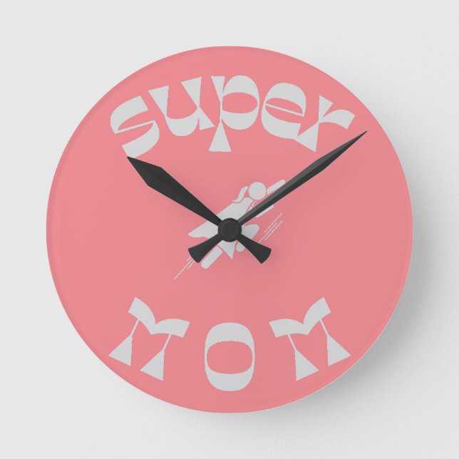 Reloj Redondo Mediano supermamá (Anverso)
