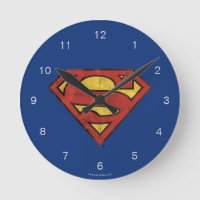 Superman S-Shield | Logotipo de esquema negro grue