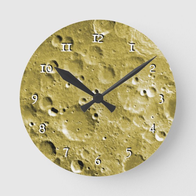 Reloj Redondo Mediano Surface of the moon (Anverso)