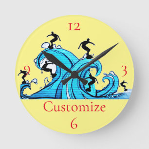 Reloj Redondo Mediano Surfers Everywhere Thunder_Cove