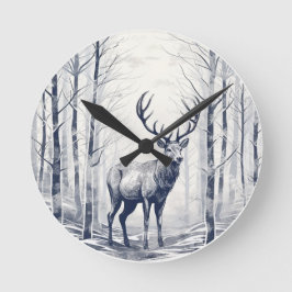 Reloj Redondo Mediano Susurros del bosque