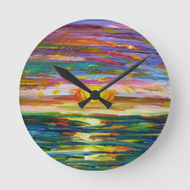Reloj Redondo Mediano Suzannes Sunset clock