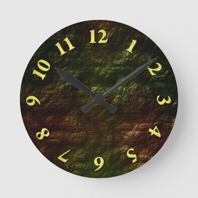 Reloj Redondo Mediano Swamp Moss Camo (Anverso)