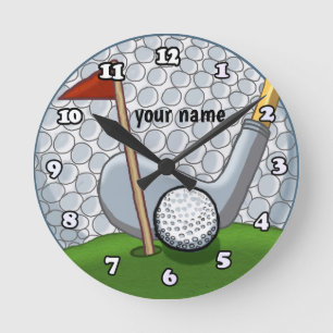 Reloj Redondo Mediano Swing de Golf