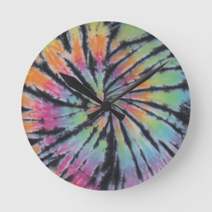 Reloj Redondo Mediano Swirl Tie Dye