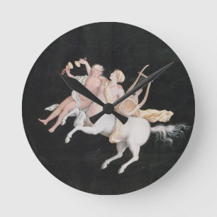 Reloj Redondo Mediano T31466 un Centaur y un compañero femeninos que