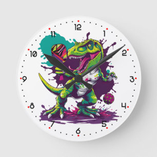 Reloj Redondo Mediano T-REX APLASTA O’CLOCK Pickleball