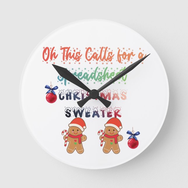 Reloj Redondo Mediano T-Shirt (Anverso)