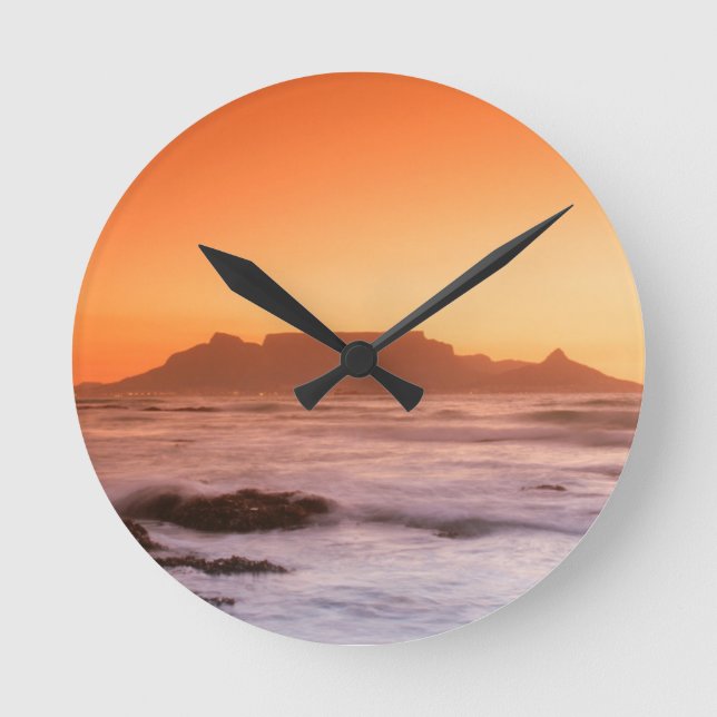 Reloj Redondo Mediano Table Mountain At Sunset, Bloubergstrand (Anverso)