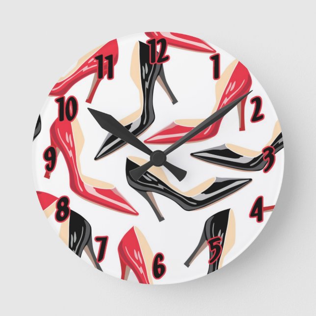 Reloj Redondo Mediano Tacones altos para mujer Stilletto Stileto de los (Anverso)