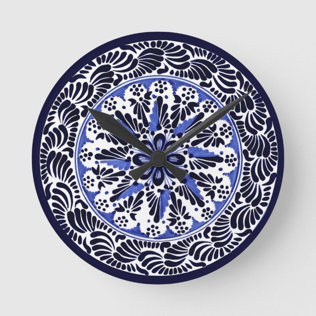 Reloj Redondo Mediano Talavera cuatro festiva (Anverso)