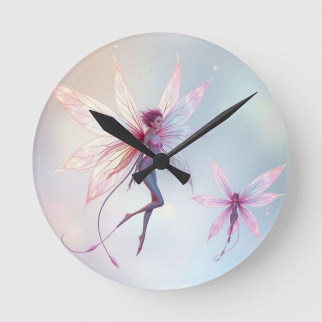 Reloj Redondo Mediano „Tanz der Lichtfeen“ (Anverso)