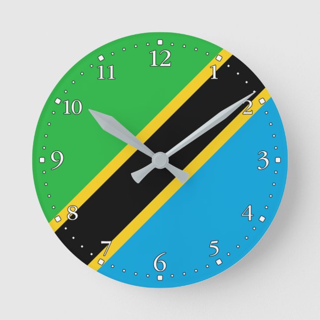 Reloj Redondo Mediano Tanzania (Anverso)