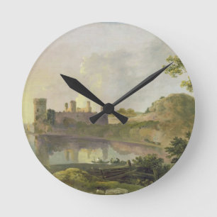 Reloj Redondo Mediano Tarde del verano (castillo) de Caernarvon