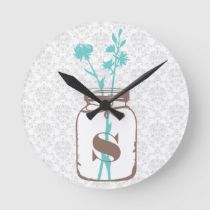 Reloj Redondo Mediano Tarro de albañil