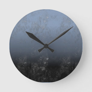 Reloj Redondo Mediano Tasteful Monochrome Artistic Blotch and Shade