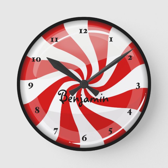 Reloj Redondo Mediano Tasty Round Peppermint (Anverso)