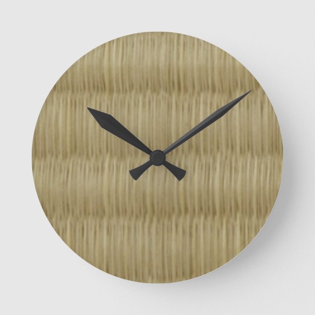 Reloj Redondo Mediano Tatami Mat 畳 2 (Anverso)