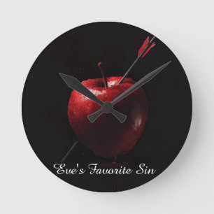 Reloj Redondo Mediano Taza del Pecado Favorito de Eva