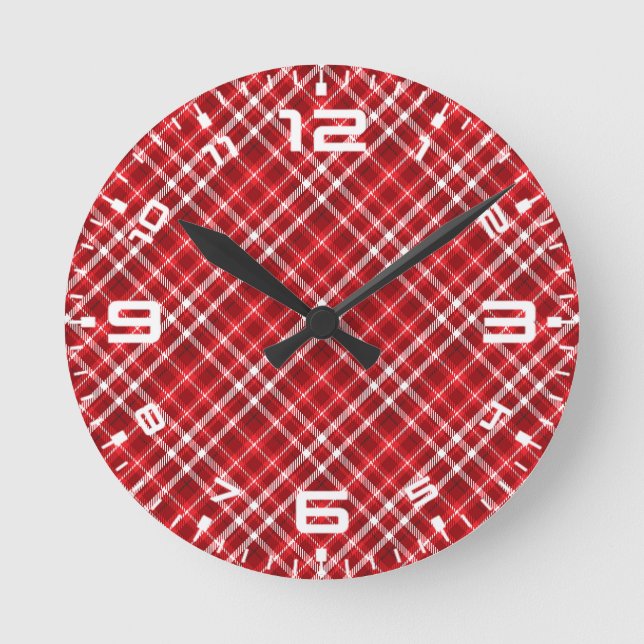 Reloj Redondo Mediano Taza térmica (Anverso)