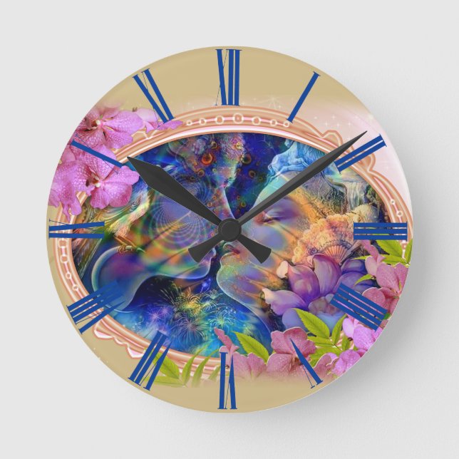Reloj Redondo Mediano Te amo (Anverso)