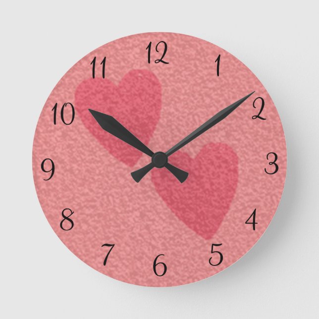 Reloj Redondo Mediano Te encanta la colección de regalos (Anverso)