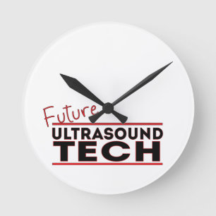 Reloj Redondo Mediano Tecnologías de Ultrasonido Futuro