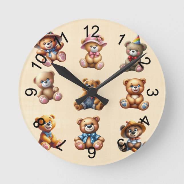 Reloj Redondo Mediano Teds (Anverso)