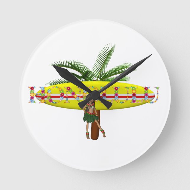 Reloj Redondo Mediano TEE Honolulu (Anverso)