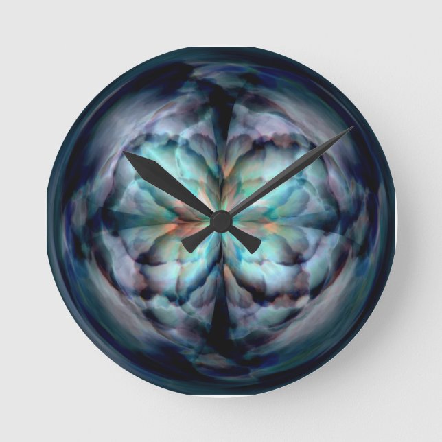 Reloj Redondo Mediano Tempest II (azul) (Anverso)