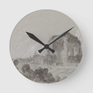 Reloj Redondo Mediano Temple of Minerva Medici, Rome, 1754 (drawing and