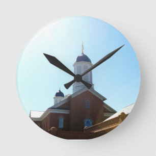 Reloj Redondo Mediano templo mormon de vernal utah lds