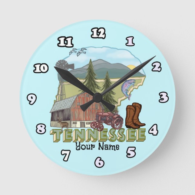 Reloj Redondo Mediano Tennessee (Anverso)
