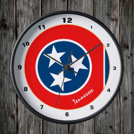 Reloj Redondo Mediano Tennessee Flag & Tennessee fashion /design USA