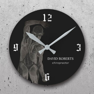 Reloj Redondo Mediano Terapeuta del balneario del masaje del