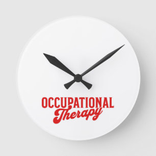 Reloj Redondo Mediano Terapia Ocupacional OTA Atención Médica