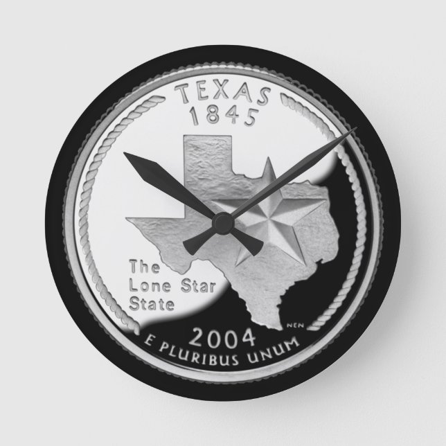 Reloj Redondo Mediano Texas (Anverso)