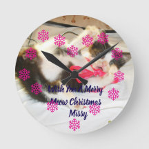 Texto de foto de gatito Jingle Meows, Personaliza,