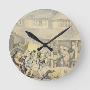 Reloj Redondo Mediano The Arrival of the Stage Coach at the Sun Inn, Bod