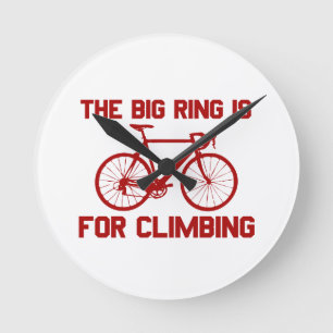 Reloj Redondo Mediano The Big Ring Is For Climbing