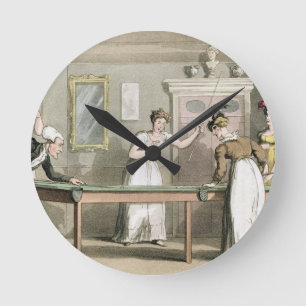 Reloj Redondo Mediano The Billiard Table, from 'The Tour of Dr Syntax in