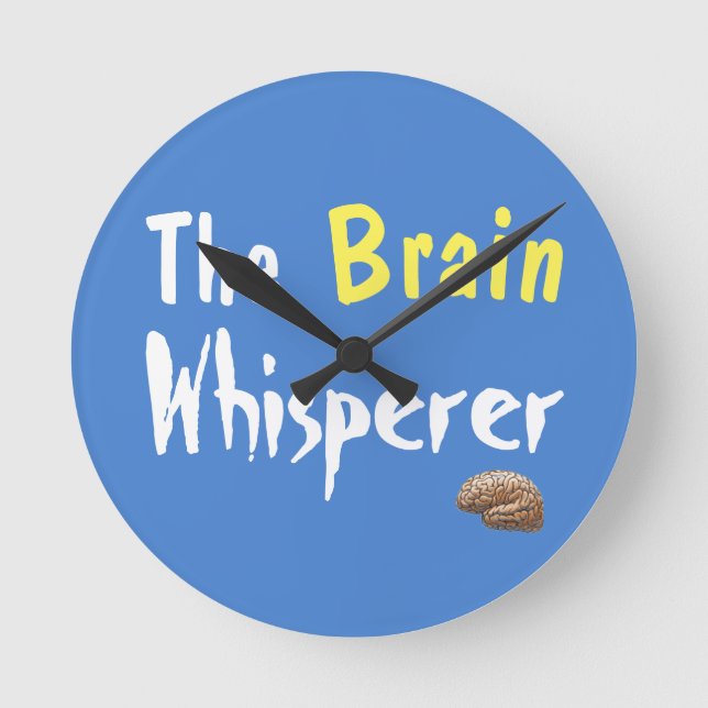 Reloj Redondo Mediano The Brain Whisperer  (Anverso)