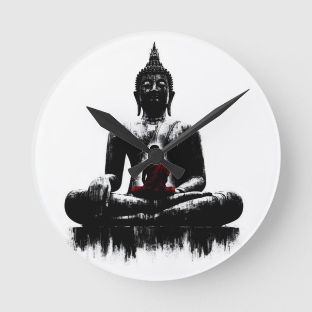 Reloj Redondo Mediano The Buddha wall clock  (Anverso)